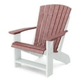 thumbnail image 1 of Wildridge Heritage Adirondack Chair, Cherrywood and White - Outdoor All-Weather Poly Furniture for Patio, Deck, Yard, 1 of 2