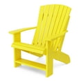 thumbnail image 1 of Wildridge Heritage Adirondack Chair, Lemon Yellow - Outdoor All-Weather Poly Furniture for Patio, Deck, Yard, 1 of 5