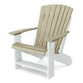 thumbnail image 1 of Wildridge Heritage Adirondack Chair, Weathered Wood and White - Outdoor All-Weather Poly Furniture for Patio, Deck, Yard, 1 of 2
