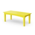thumbnail image 1 of Wildridge Heritage Deep Seating Coffee Table, Lemon Yellow - Outdoor Weather Resistant Recycled Plastic Furniture for Patio, 1 of 2