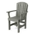 thumbnail image 1 of Wildridge Heritage Dining Arm Chair, Dark Gray - Outdoor Weather Resistant Recycled Plastic Furniture for Patio, 1 of 2