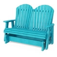 thumbnail image 1 of Wildridge Heritage Double Glider, Aruba Blue, Outdoor Weather Resistant Poly Patio Furniture, 1 of 4