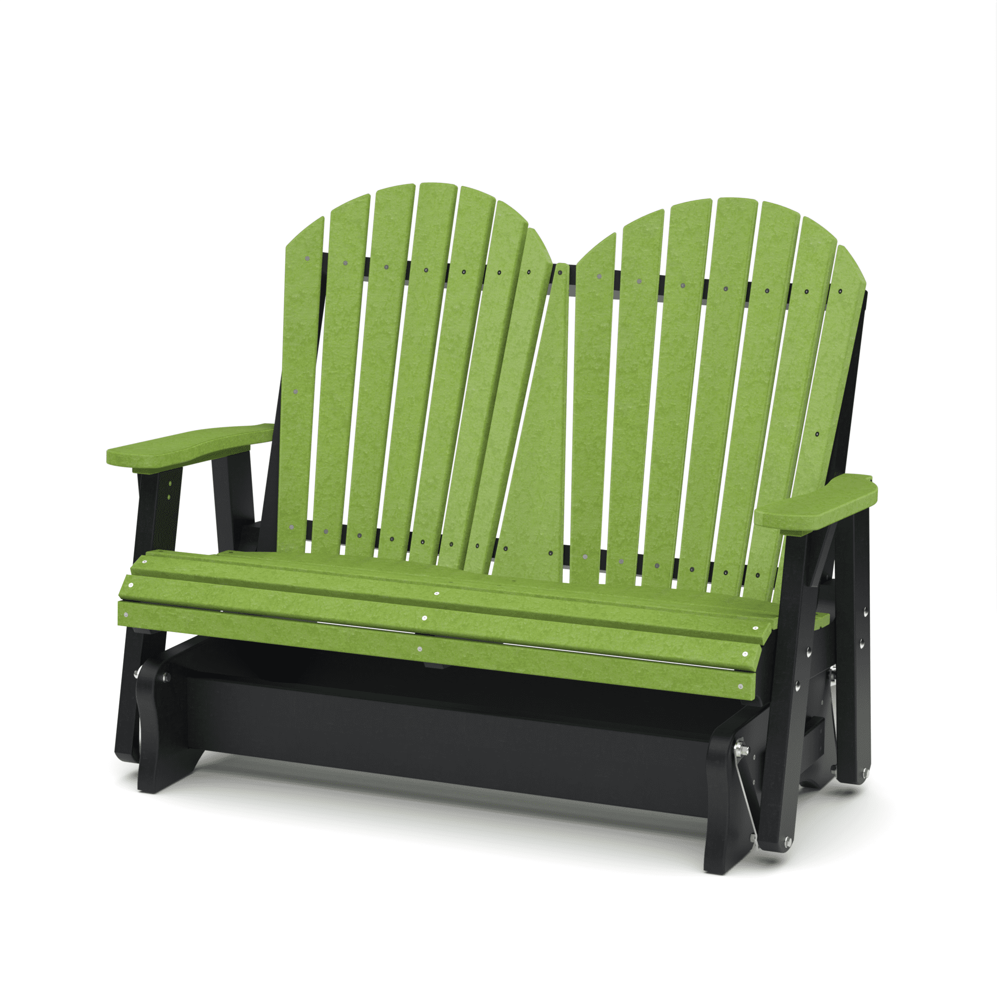 Wildridge Heritage Double Glider, Lime Green and Black, Outdoor Weather ...