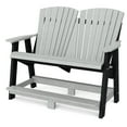 thumbnail image 1 of Wildridge Heritage Double High Adirondack, Light Gray and Black - All-Weather Recycled Plastic Furniture for Patio, Deck, Lawn, 1 of 2