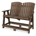 thumbnail image 1 of Wildridge Heritage Double High Adirondack, Tudor Brown - All-Weather Recycled Plastic Furniture for Patio, Deck, Lawn, 1 of 4