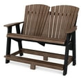 thumbnail image 1 of Wildridge Heritage Double High Adirondack, Tudor Brown and Black - All-Weather Recycled Plastic Furniture for Patio, Deck, Lawn, 1 of 2