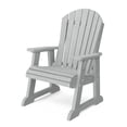 thumbnail image 1 of Wildridge Heritage High Fan Back Chair, Light Gray - Outdoor All-Weather Poly Furniture for Patio, Deck, Yard, 1 of 4