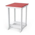 thumbnail image 1 of Wildridge Heritage Patio Counter Table, Cardinal Red and White - Outdoor Weather Resistant Recycled Plastic Furniture for Patio, 1 of 2