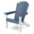thumbnail image 1 of Wildridge Heritage Sunset Adirondack Chair, Patriot Blue and White, Outdoor Weather Resistant Poly Patio Furniture, 1 of 2