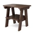 thumbnail image 1 of Wildridge Heritage Two-Tier End Table, Tudor Brown - Outdoor Weather Resistant Recycled Plastic Furniture for Patio, 1 of 3