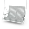 thumbnail image 1 of Wildridge Signature Porch Swing, Light Gray and White - Outdoor Weather Resistant Recycled Plastic Furniture for Patio, 1 of 2