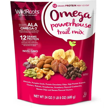 Wildroots Omega Powerhouse Trail Mix 24 Ounce