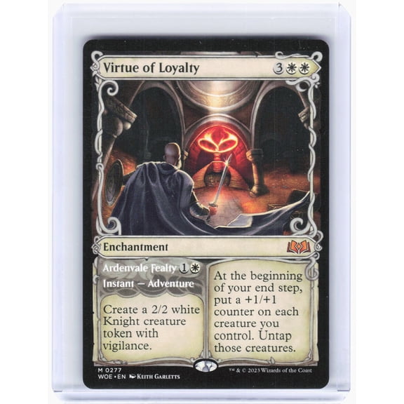 Wilds of Eldraine Virtue of Loyalty (Showcase) Non-Foil Mythic #277
