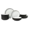 thumbnail interactive-video image 1 of Wildstead 12-Piece Ceramic Dinnerware Set, Brooks Collection, 1 of 10