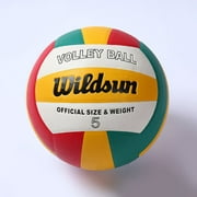 Wildsun Leather Volleyball Size 5 Official Soft Indoor Outdoor Game Sports Ball
