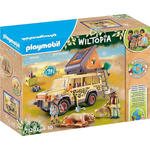 Wildtopia Cross-Country Vehicle with Lions Set Playmobil 71293