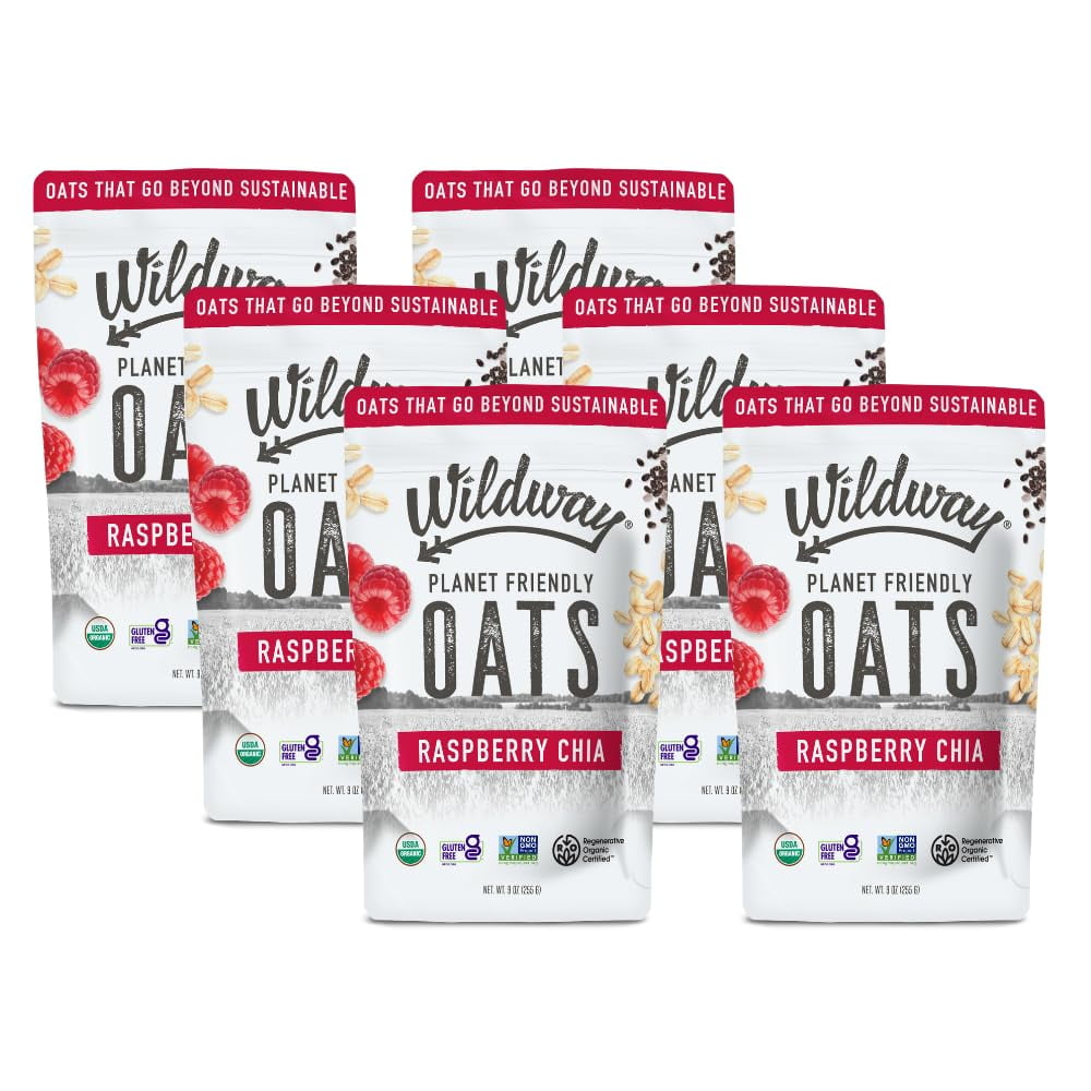 Wildway Organic Rolled Oats, RRF12 Overnight Oats | Glyphosate-Free ...