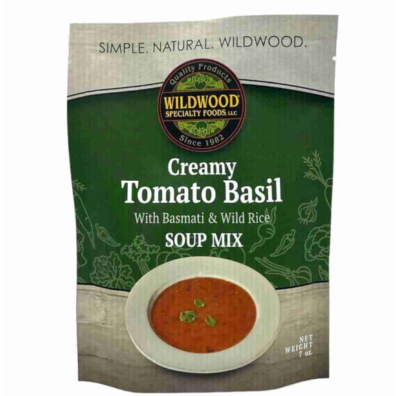 Wildwood Creamy Tomato Basil Soup Mix with Basmati & Wild Rice