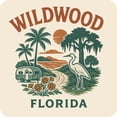 thumbnail image 1 of Wildwood Florida Keepsakes Souvenir Vinyl Sticker – Destination Travel Keepsake Collectible (4-Inches Wide), 1 of 3