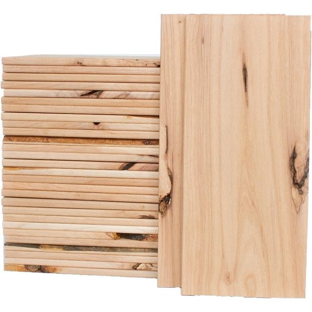 Wood Fire Grilling Co. Alder Grilling Planks 5x11 30 Pack for Salmon