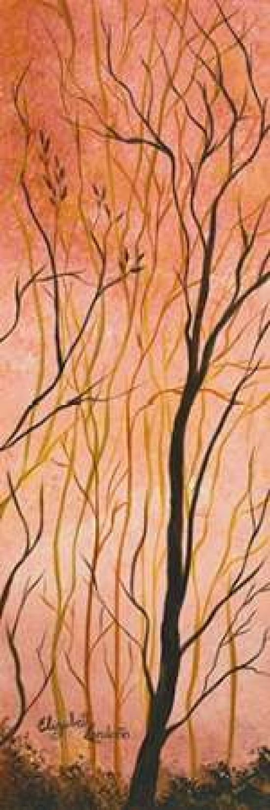 Wildwood IV Canvas Art - Elizabeth Londono (12 x 36)