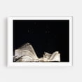 thumbnail image 1 of Wildwood Night Coaster - Wildwood New Jersey Photography Night Sky Stars Architecture Carnival Silhouette White Framed Wall Art Print 5 x 7 inches, 1 of 1