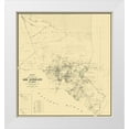 thumbnail image 1 of Wildy 20x22 White Modern Wood Framed Museum Art Print Titled - Los Angeles California Landowner - Wildy 1877, 1 of 4