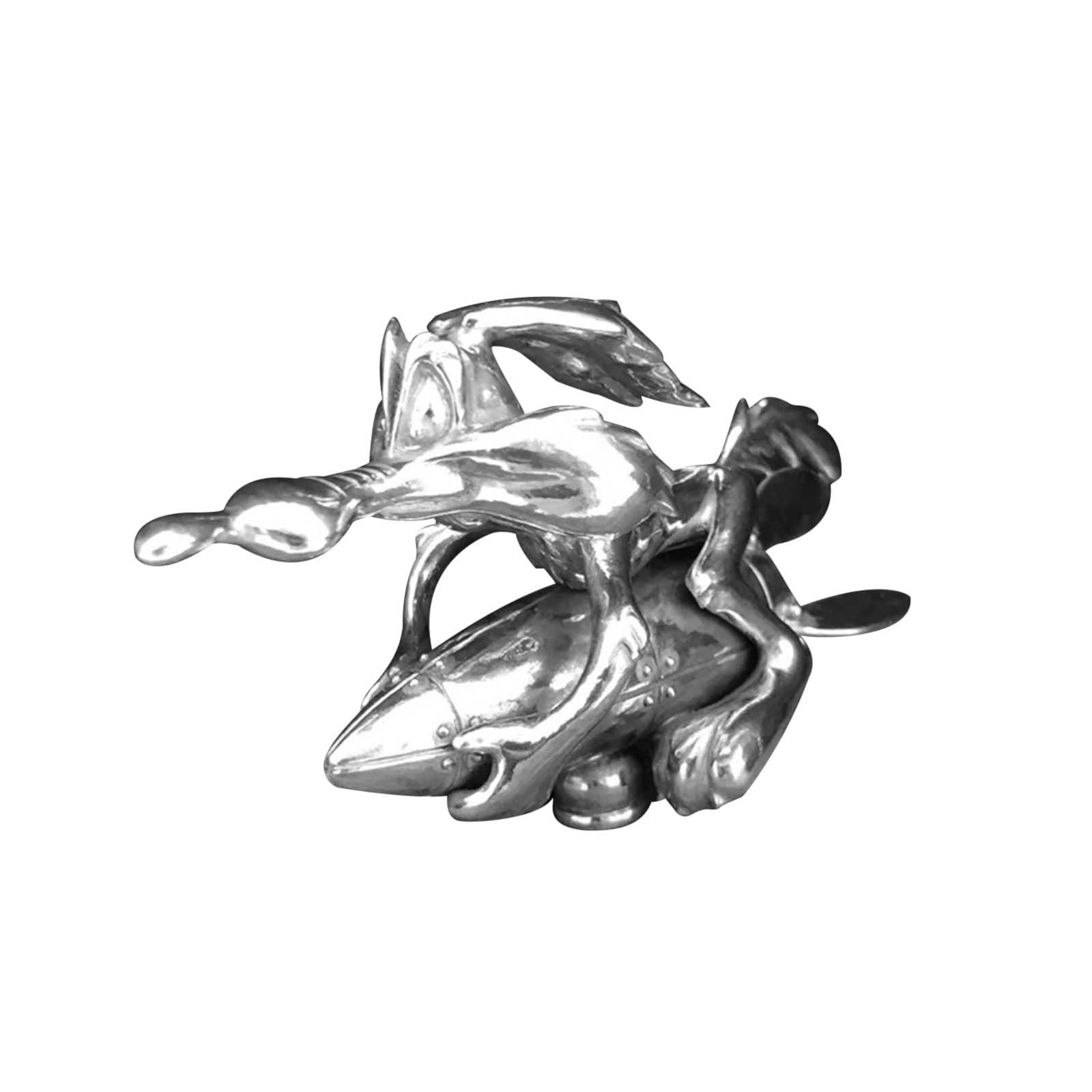 Wile E Coyote Hood Ornament Fun Hood Ornament Surprise Hood Ornament For Car Enthusiasts 1PC