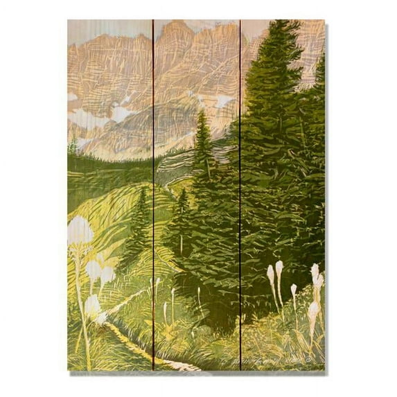 Wile E. Wood MWWT-1115 Whipplesmiths Wilderness Trail Wood Art - 11 x 15 in.