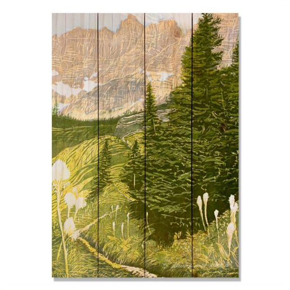 Wile E. Wood MWWT-1420 Whipplesmiths Wilderness Trail Wood Art - 14 x 20 in.