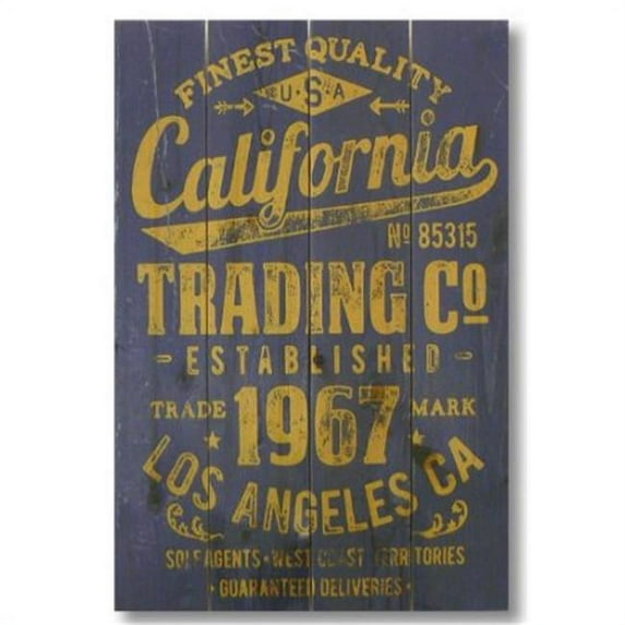 Wile E. Wood WCTC1420 14 x 20 California Trading Company Wood Art