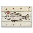 thumbnail image 1 of Wile E. Wood WMCF2014 20 x 14 Merry Christmas Fish Wood Art, 1 of 2