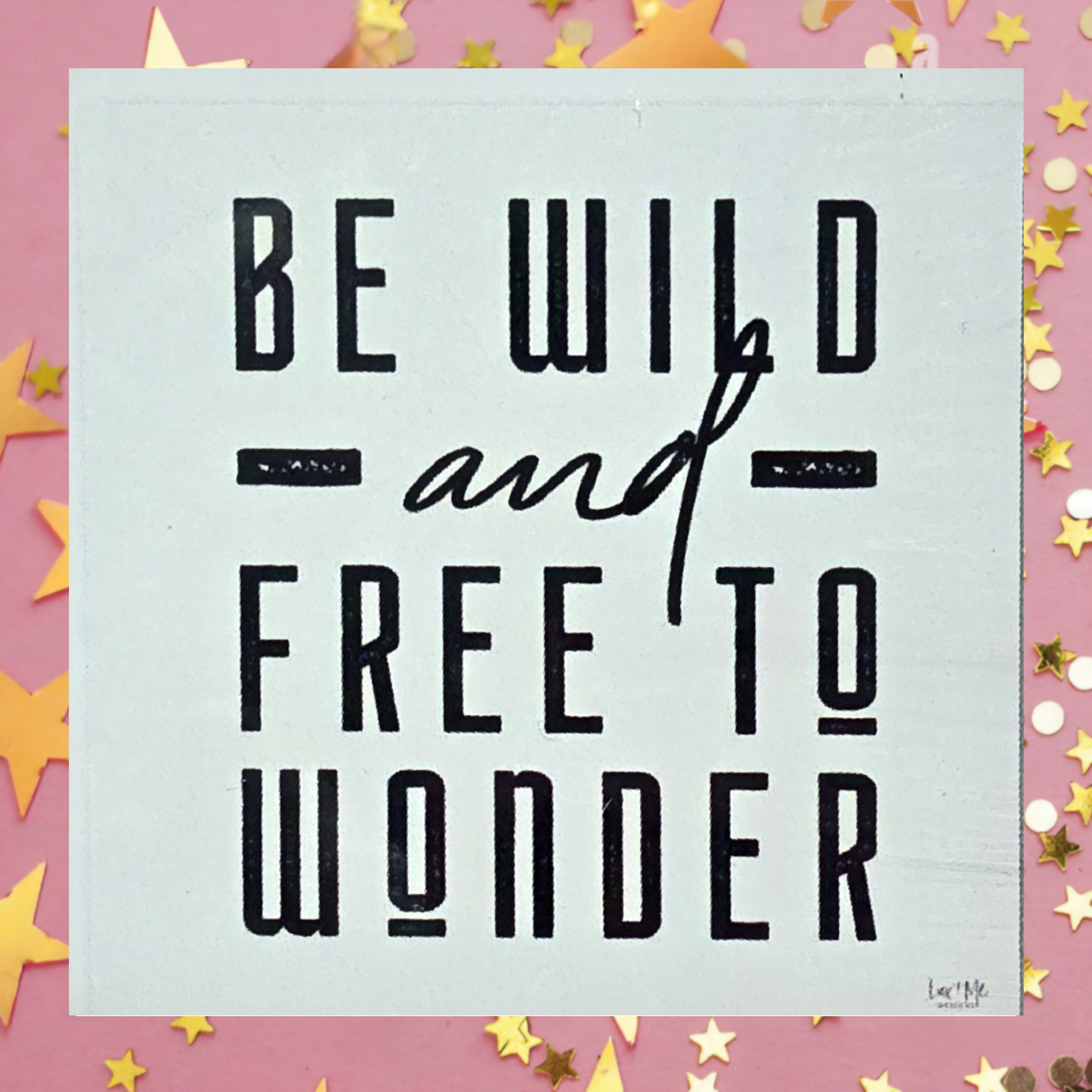 "Wile & Free" Inspriational 2026 Hanging Wall Calendar with a New, Bright & Inspriing Photo Each Month