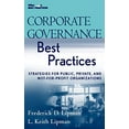 thumbnail image 1 of Pre-Owned Corporate Governance Best Practices: Strategies for Public, Private, and Not-for-Profit Organizations, 9780470043790, 0470043792, Hardcover, 1 edition, 1 of 1