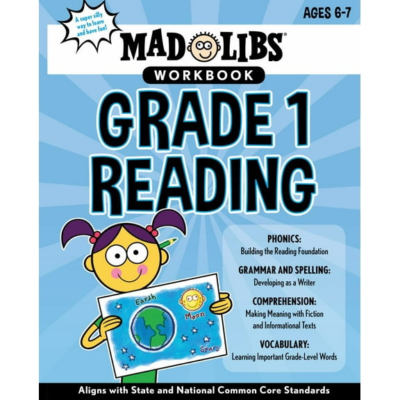 Wiley Blevins: Mad Libs Workbook: Grade 1 Reading: Aligns with State and National Common Core Standards (Paperback)
