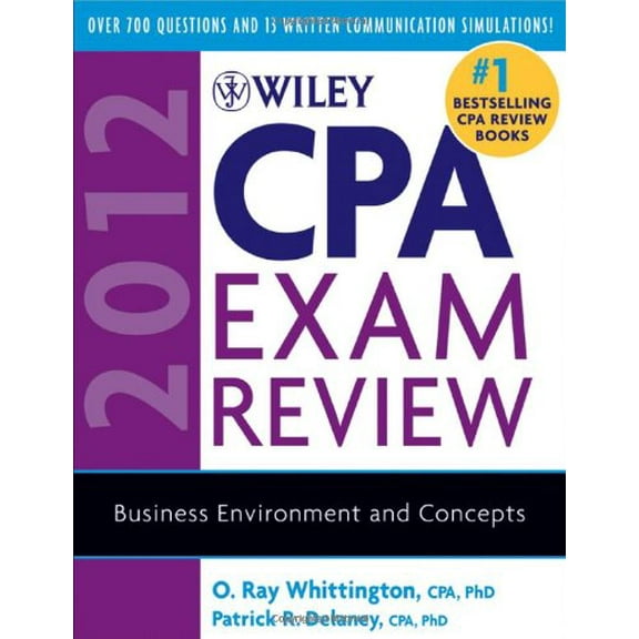 Pre-Owned Wiley CPA Exam Review 2012, Business Environment and Concepts (Paperback) 0470923911 9780470923917