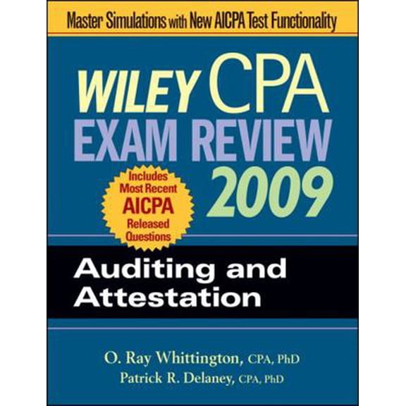Pre-Owned Wiley CPA Exam Review 2009: Auditing and Attestation (Paperback) 0470286016 9780470286012