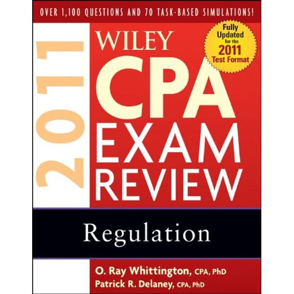 Pre-Owned Wiley CPA Exam Review 2011, Regulation (Paperback) 0470554371 9780470554371