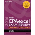 thumbnail image 1 of Pre-Owned Wiley CPAexcel Review Course Outlines BEC 2016 9781119295693 Used, 1 of 1