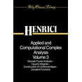 thumbnail image 1 of Wiley Classics Library Applied and Computational Complex Analysis, Volume 3: Discrete Fourier Analysis, Cauchy Integrals, Construction of Confo, Book 41, (Paperback), 1 of 1