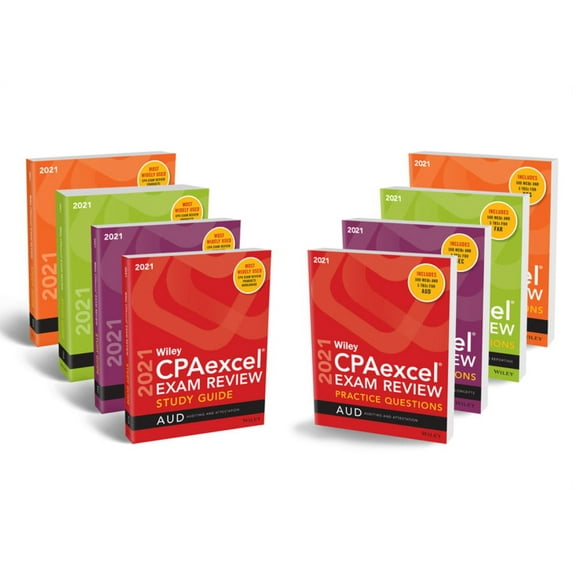 Wiley Cpaexcel Exam Review 2021 Study Guide + Question Pack : Complete Set (Paperback)
