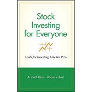 Wiley Investment Stock Investing for Everyone Tools for Investing Like the Pros, Book 73, Hardcover