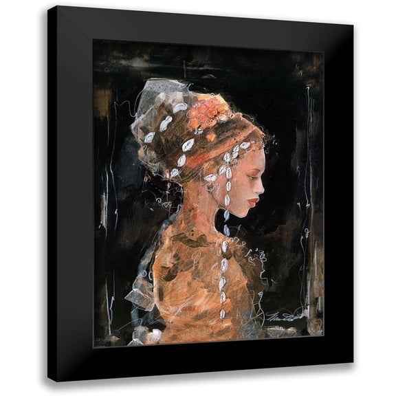 Wiley, Marta 11x14 Black Modern Framed Museum Art Print Titled - African Shells VI