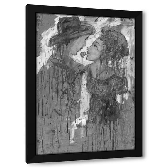 Marta Wiley 11x14 Black Modern Wood Framed Wall Art Titled - BandW Festive IIII