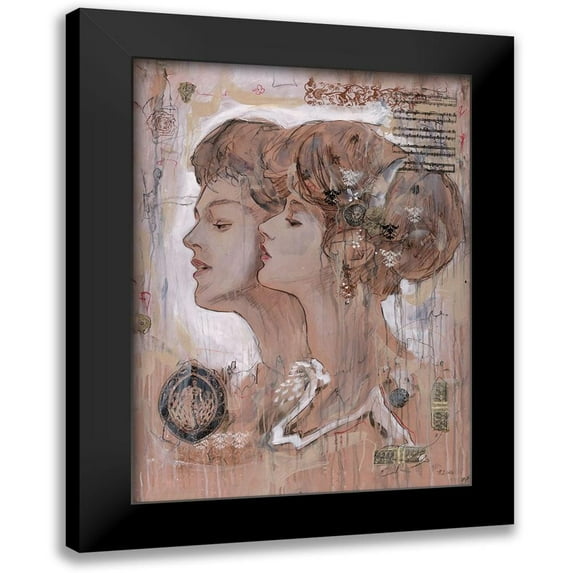 Wiley, Marta 11x14 Black Modern Framed Museum Art Print Titled - Poetry II