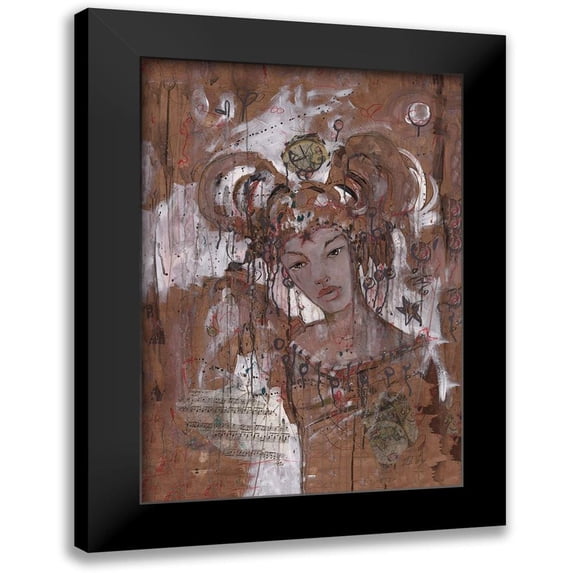 Wiley, Marta 11x14 Black Modern Framed Museum Art Print Titled - Sepia, Figure III