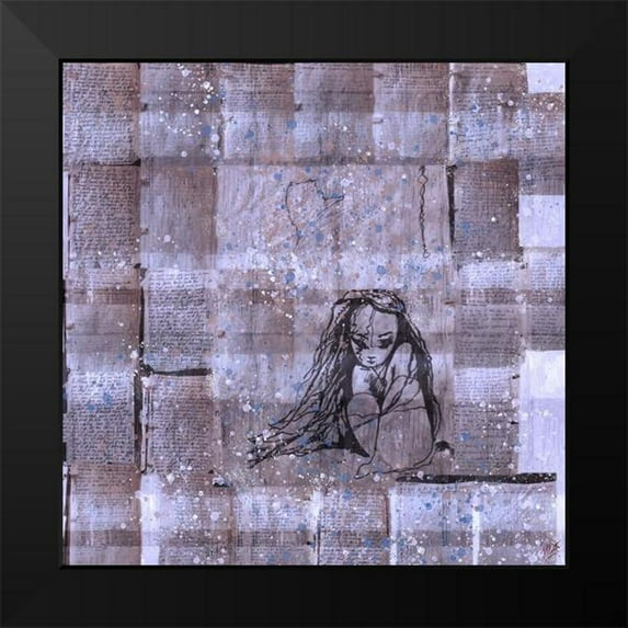 Wiley, Marta 12x12 Black Modern Framed Museum Art Print Titled - Abstract Poetry III