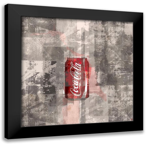 Wiley, Marta 12x12 Black Modern Framed Museum Art Print Titled - Coke Silkscreen I