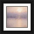 thumbnail image 1 of Wiley, Marta 12x12 Black Ornate Wood Framed with Double Matting Museum Art Print Titled - Lake Reflection XX, 1 of 4