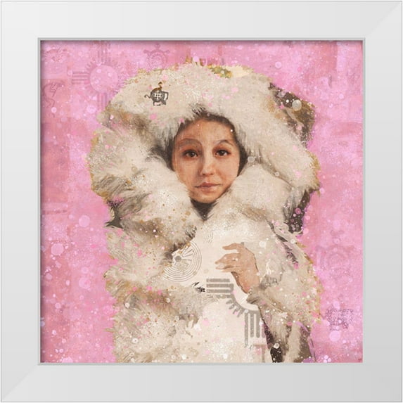 Wiley, Marta 12x12 White Modern Wood Framed Museum Art Print Titled - Eskimo Child VI
